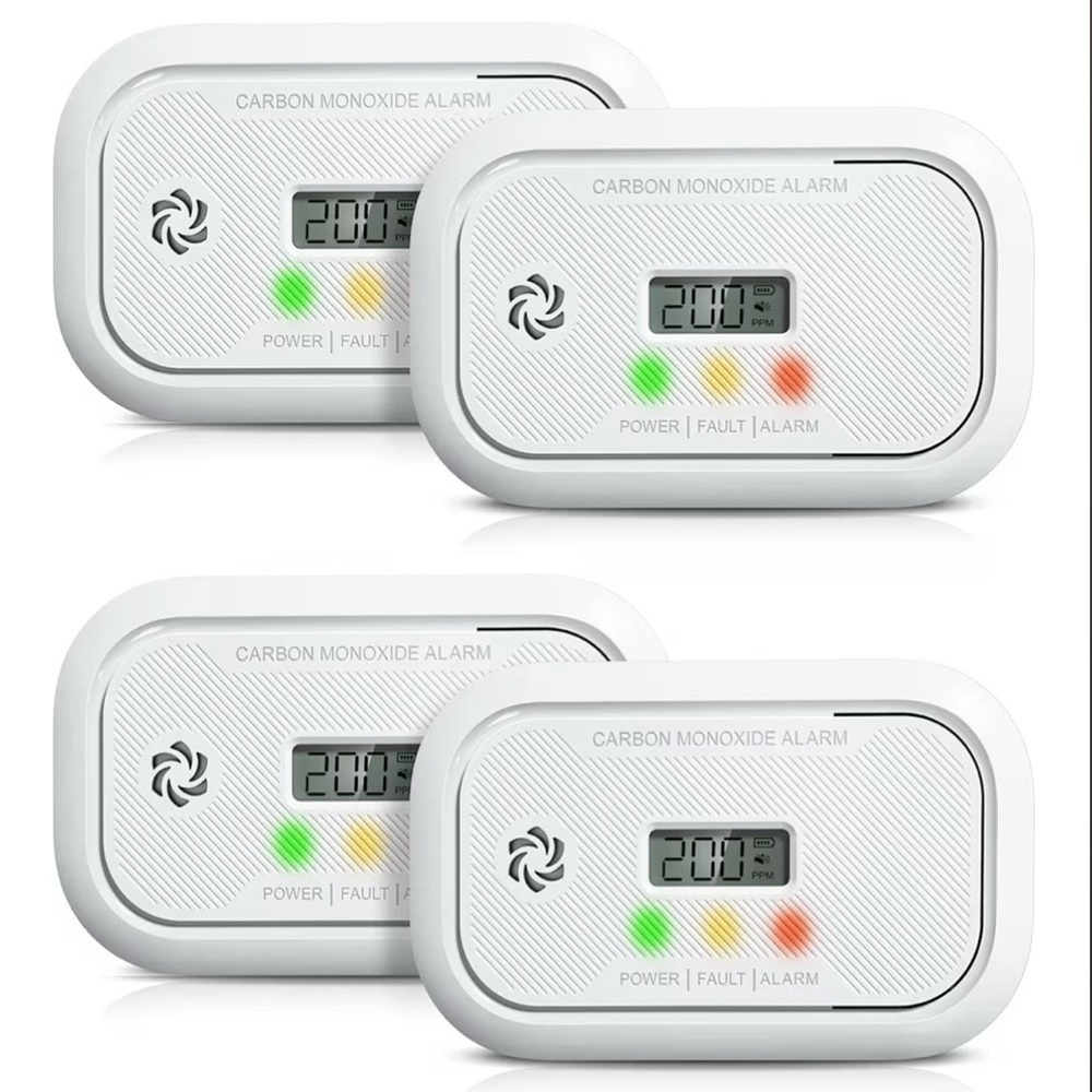 Ecoey Carbon Monoxide Detectors with Digital LCD Display 010